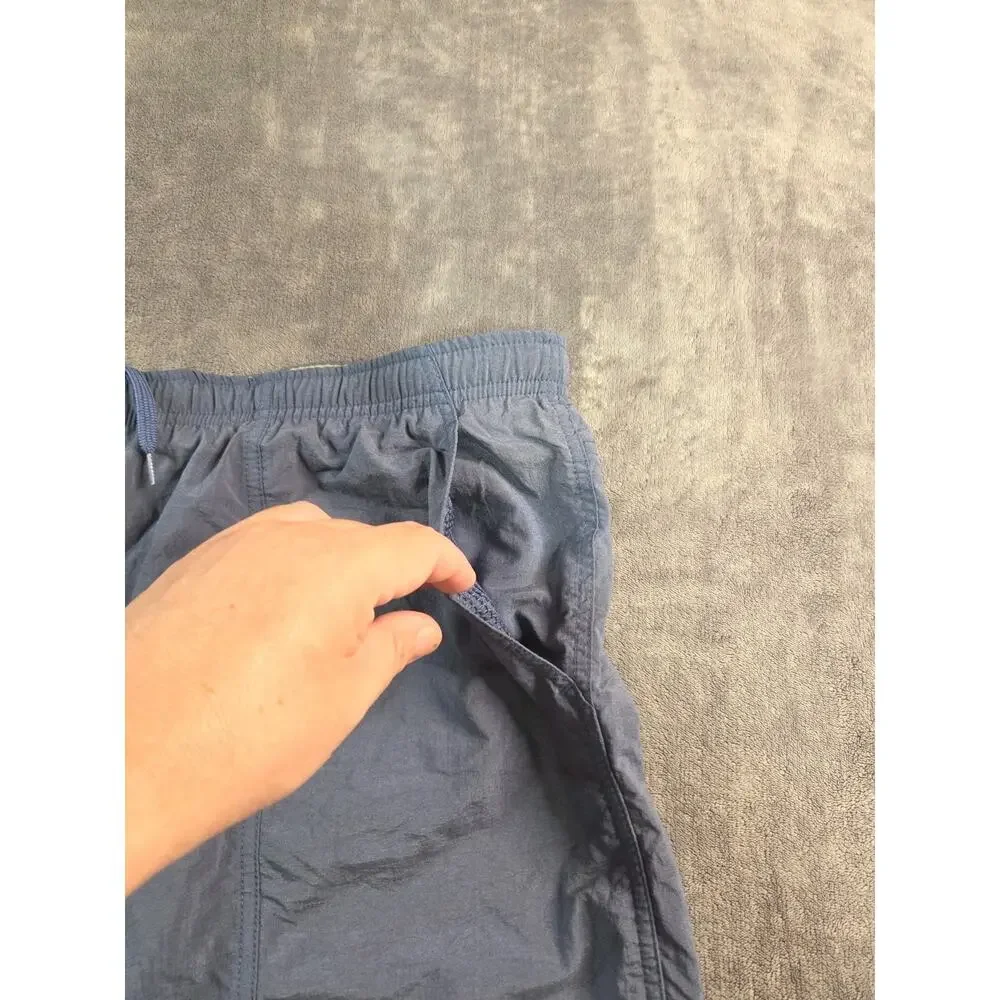 Speedo Swim Shorts Mens XL Blue Elastic Waist Lined Mesh Liner Side Pockets Z3